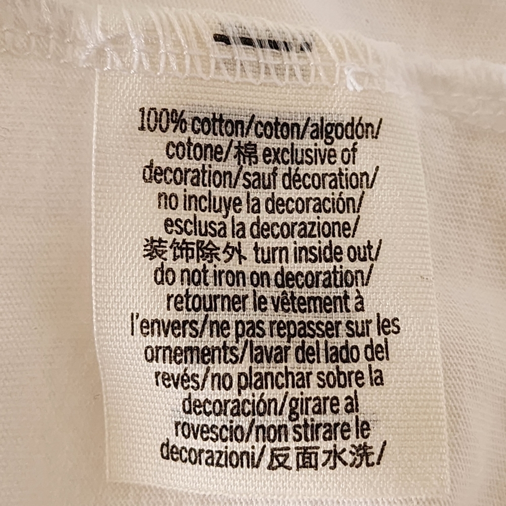 Victoria's secret PINK white and purple shirt 3/4 sleeve Size XS-Medium - Picture 9 of 10